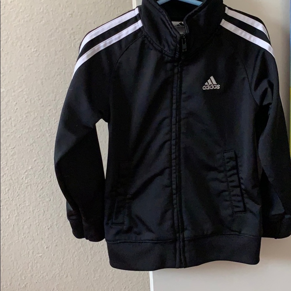 Adidas  black jacket 4T toddler
